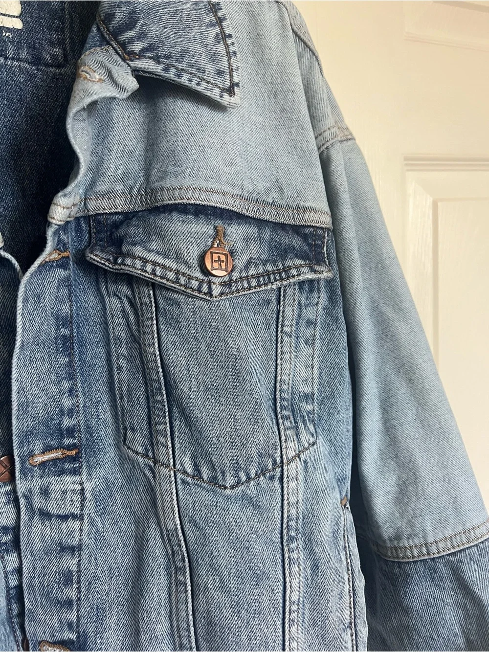 Ksubi Destiny Patchwork Cropped Denim Jacket